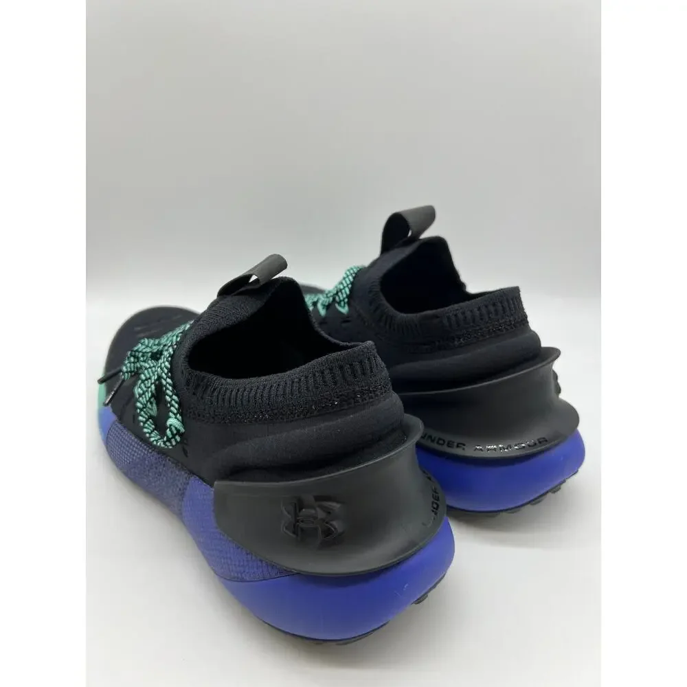Under Armour HOVR Phantom 3 Running Shoes Black/Periwinkle 3026993-001 Men Sz 10